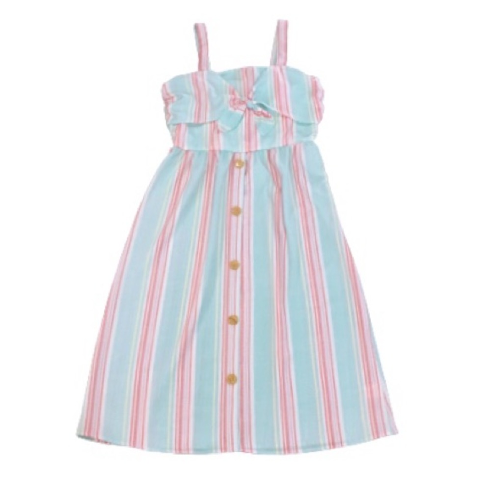 Paper Doll Striped Empire Waist Summer Dress NWOT